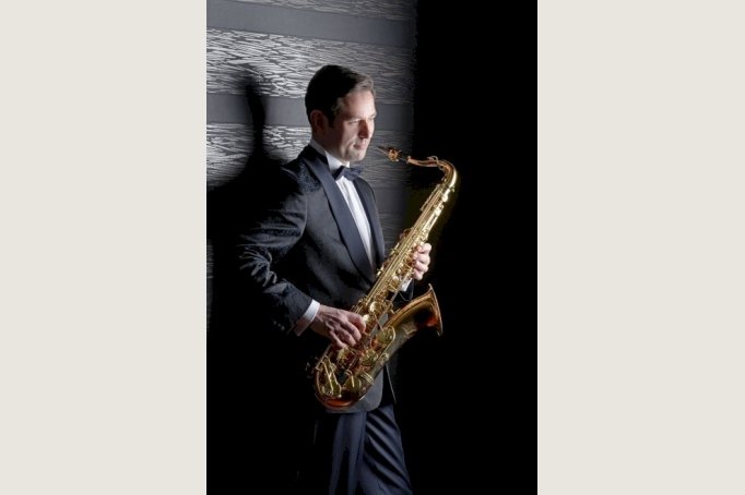 Saxophonist Mike Gerent