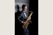 Saxophonist Mike Gerent