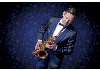 Saxophonist Mike Gerent